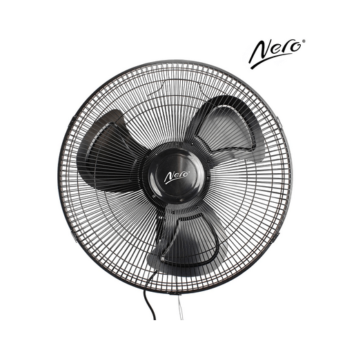 Nero Black Industrial Wall Fan 45cm
