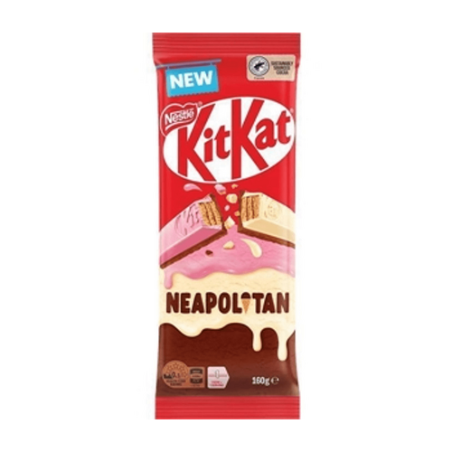 NESTLE KIT KAT CHOCOLATE NEAPOLITAN BLOCK 160g
