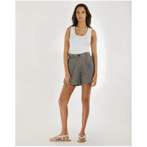 Amelius Set Sail Linen Stripe Short