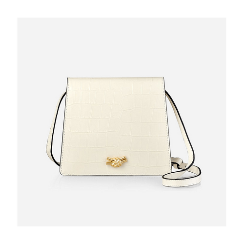 Nikki Williams Mione Knot - Embossed Croc Ivory