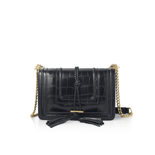 Nikki Williams Beau Crossbody Bag in Croc