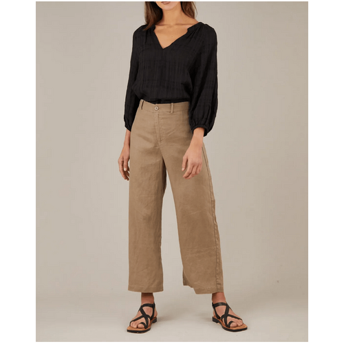 Amelius Barossa Linen Pant - Khaki