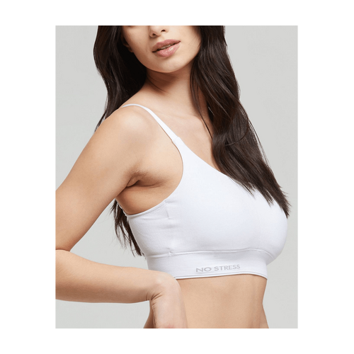 NO STRESS Seamless Cotton Bra with Removable Cups