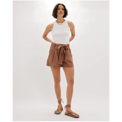 Amelius Sicily Belted Short - Cinnamon