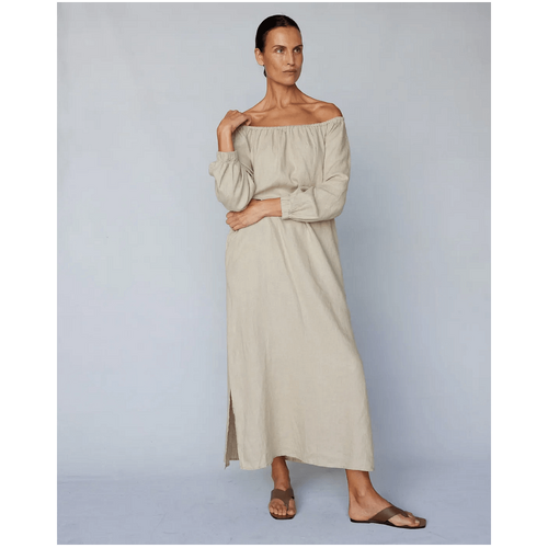 Amelius Tala Linen Maxi Dress - Stone