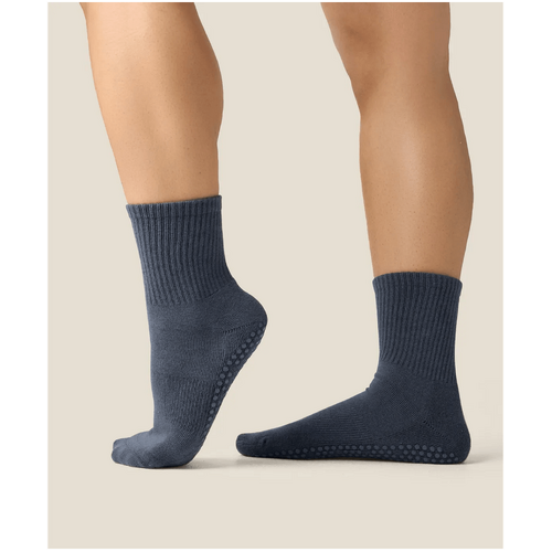 MoveActive Crew Grip Socks - French Navy