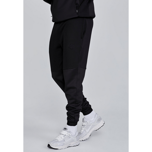 Black Muscle Fit Joggers