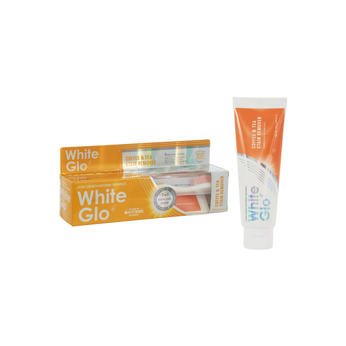 White Glo New Coffee &amp;Tea Stain Remover Extra Strength Whitening Toothpaste 150g