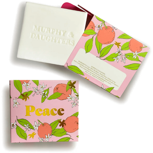 Murphy And Daughters Message on a Soap - PEACE