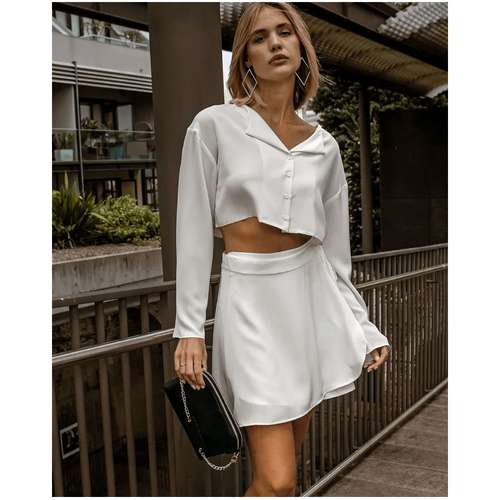 belle &amp; bloom Before You Go Skirt - White