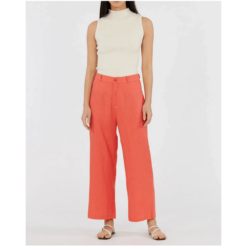 Amelius Barossa Linen Pant - Poppy