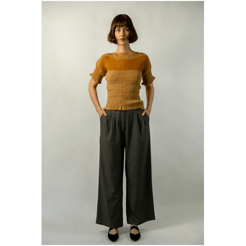 Oneiric Clay Knit Top in Gold