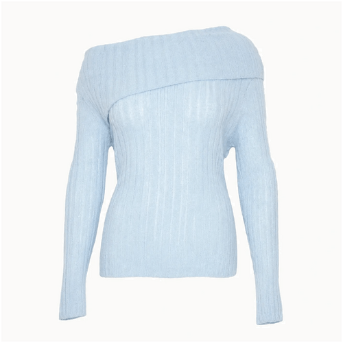 Oneiric Air Knit Top in Baby Blue