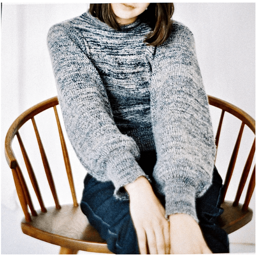 Oneiric Marble High Neck Knit