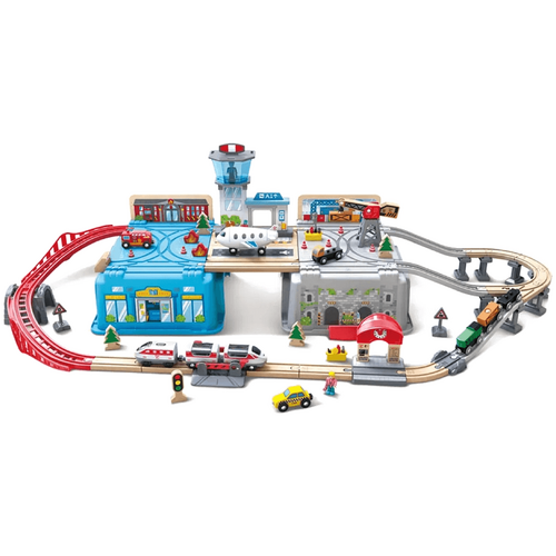 Hape Super Cityscape Transport Bucket Set