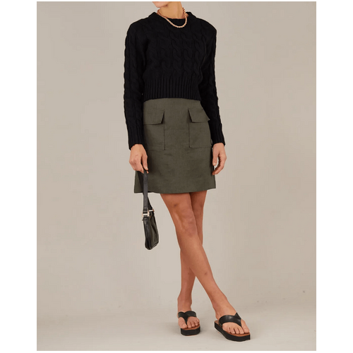 Amelius Stockton Mini Skirt - Moss