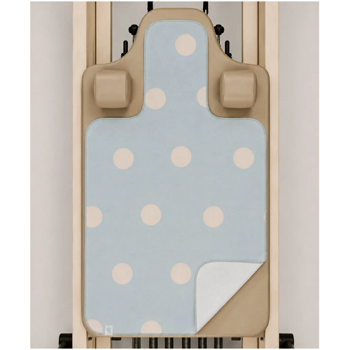 MoveActive Reformer Grip Towel - Polka Dot Baby Blue