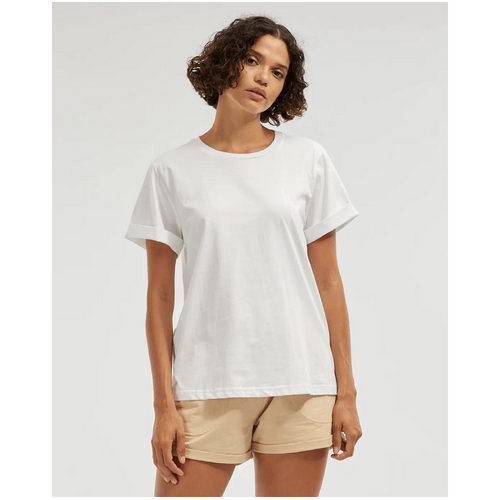 Amelius Cruz Rolled Sleeve Tee - White