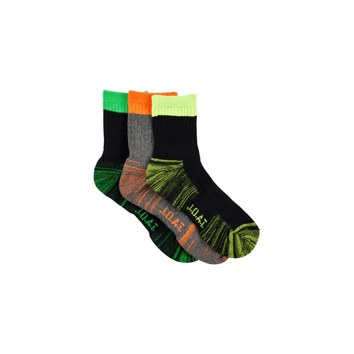 Men&#39;s Cotton Terry Half Crew Socks- 3 Pack