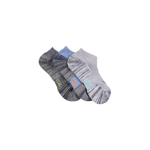 Women&#39;s Bamboo Low Cut Action Socks with Arch Support- 3 Pack- Twisted Yarn