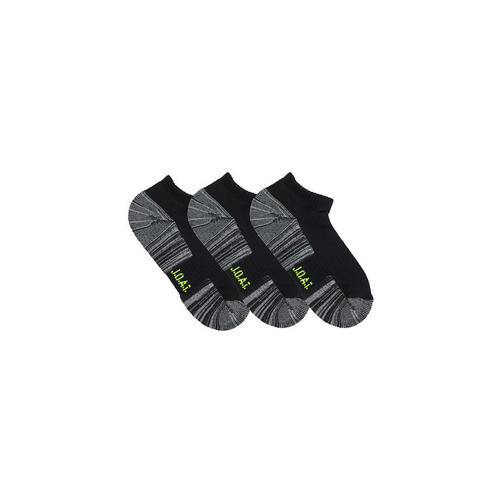 Women&#39;s Bamboo Low Cut Action Socks with Arch Support- 3 Pack- Black