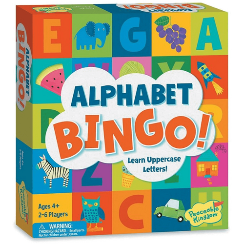 Peaceable Kingdom Alphabet Bingo!