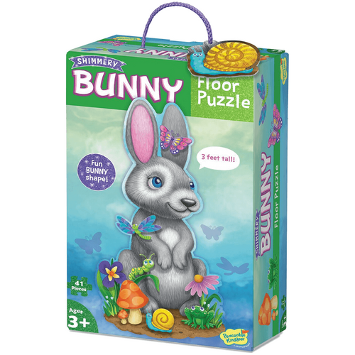 Peaceable Kingdom Floor Puzzle Bunny 41 Pieces