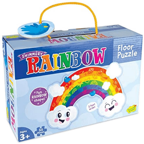 Peaceable Kingdom Floor Puzzle Rainbow 35 Pieces