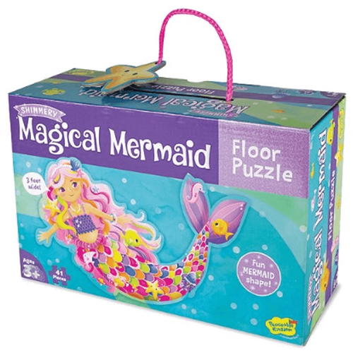 Peaceable Kingdom Floor Puzzle Magical Mermaid 41 Pieces