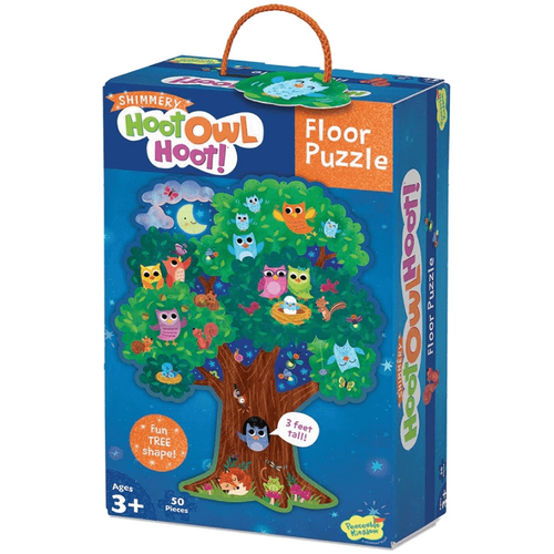 Peaceable Kingdom Floor Puzzle Hoot Owl Hoot 50 Pieces