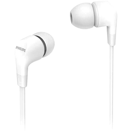 Philips Wired Earbud Gel White [TAE1105WT/00]