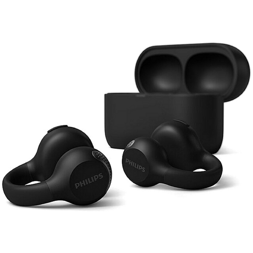 Philips W/less Open Earbuds BK [TAQ2000BK/97]