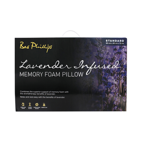 Affiniti Living Lavender Infused Memory Foam Pillow 1200gms - Bas Phillips