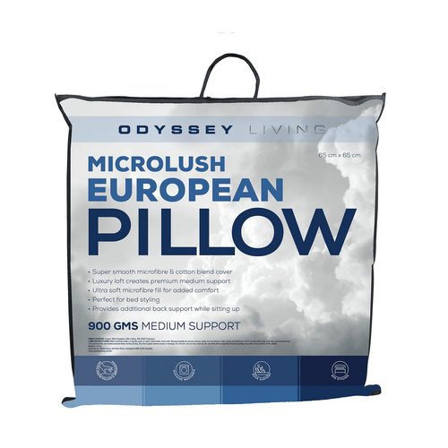 Affiniti Living Microlush European Pillow 900gsm - Odyssey