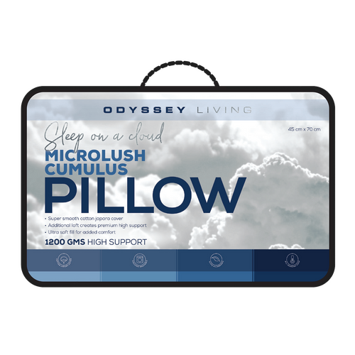 Affiniti Living Microlush Cumulus Pillow 1200gms - Odyssey