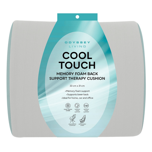 Affiniti Living Cool Touch Memory Foam Back Support Cushion -Odyssey