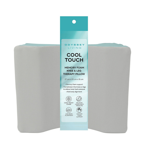 Affiniti Living Cool Touch Memory Foam Knee &amp; Leg Pillow -Odyssey