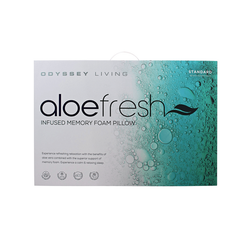 Affiniti Living Aloe Fresh Infused Memory Foam Pillow 1200gms - Odyssey