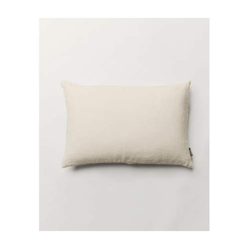 Piper Linen Cushion Cover 60cm x 40cm Ivory