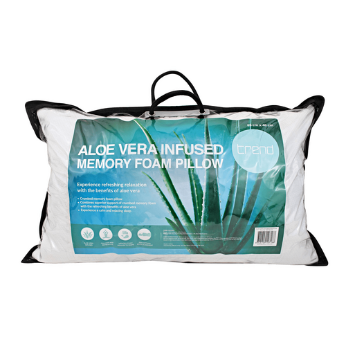 Affiniti Living Aloe Vera Infused Memory Foam Pillow 900gms - Trend