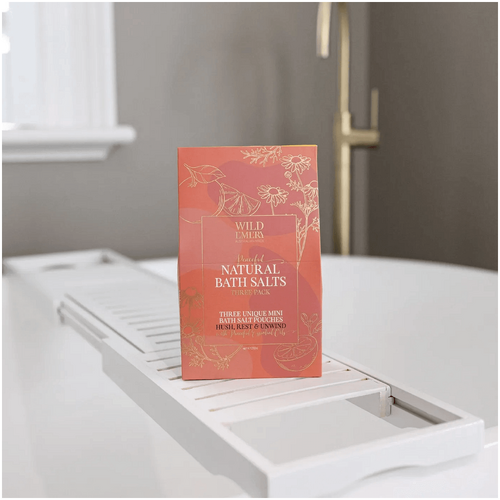 Wild Emery Peaceful Natural Bath Salts Three Pack