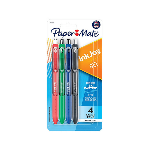 Paper Mate InkJoy Gel .07 Busn Pk4 B