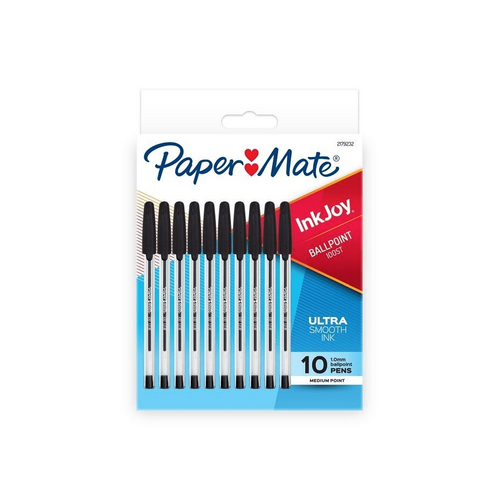 Paper Mate InkJ 100ST BP BlkPk10R B