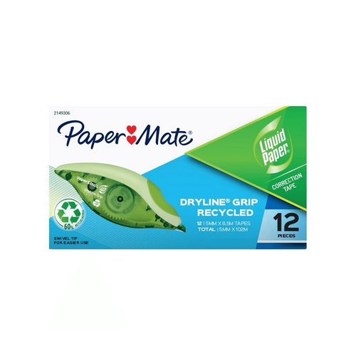 Paper Mate LP Dryline Grip Ctn12