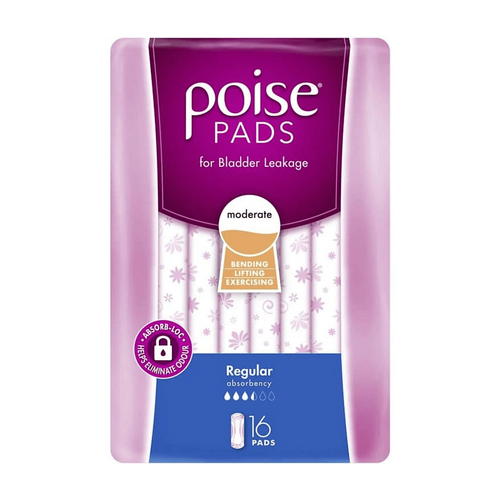 Poise Pads Regular 16 Pack