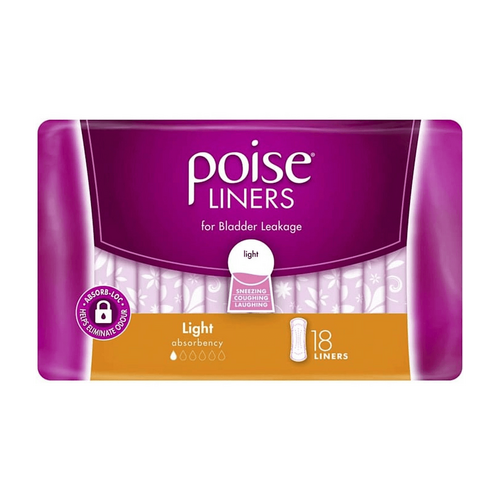 Poise Liners Light 18 Pack