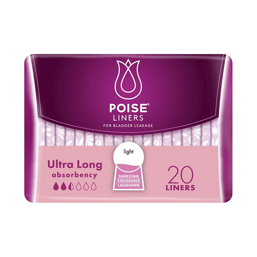 Poise Ultra Long Liners Fragrance Free