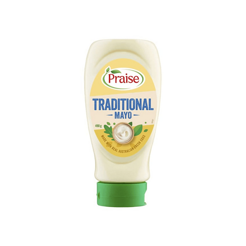 Praise Traditional Mayonnaise Squeeze Bottle 490 Gram