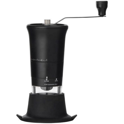 Leaf &amp; Bean Smart Grip Coffee Grinder Stainless &amp; Black