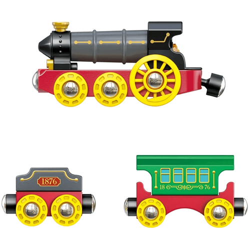 Hape Retro Steam Train with Lights &amp; Sounds